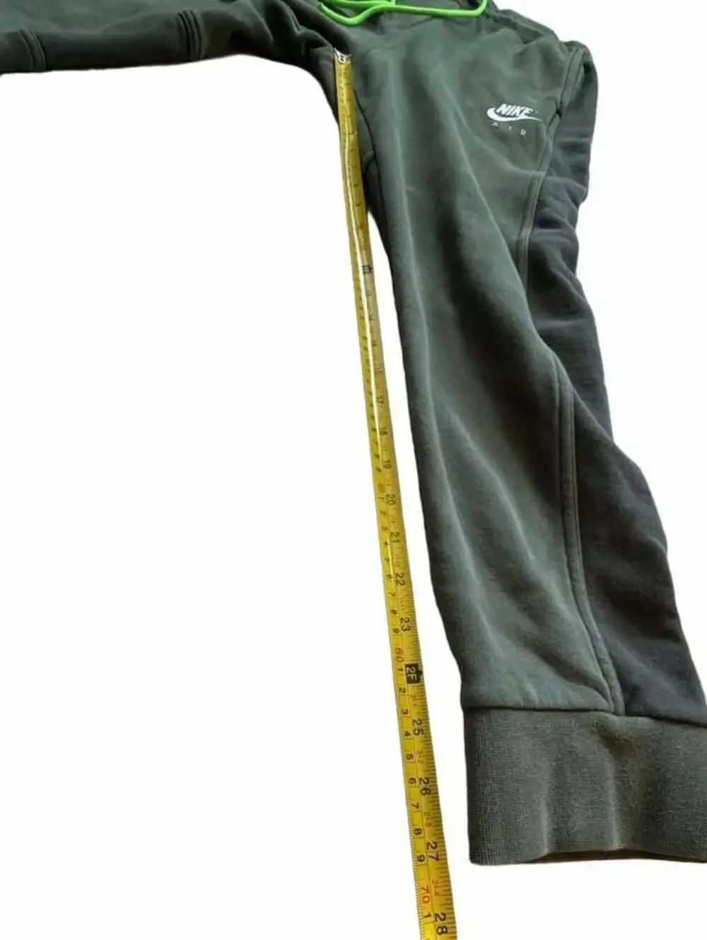 Nike Air Men's Olive Green Fleece Jogger Sweatpants Size Medium